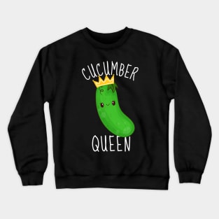 Cucumber Queen Cute Crewneck Sweatshirt